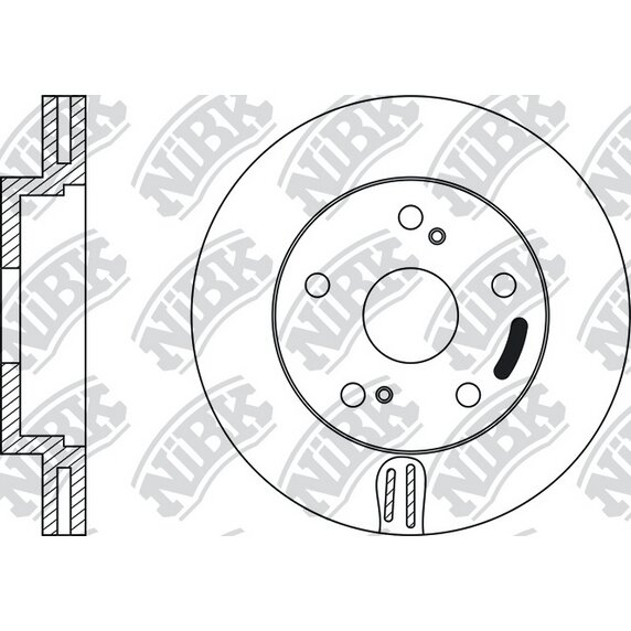 Диск тормозной "NiBK
Диск тормозной "NiBK