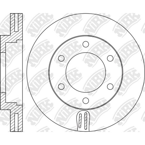 Тормозной диск NiBk, арт. RN1066
Тормозной диск NiBk, арт. RN1066