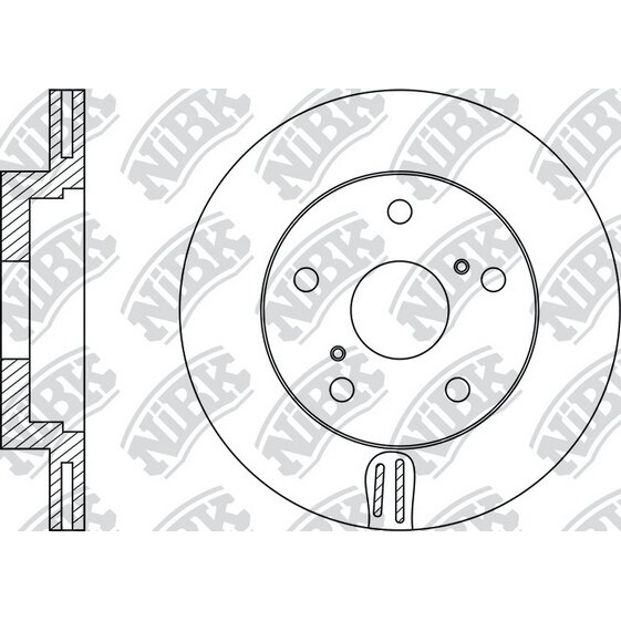 Тормозной диск NiBk, арт. RN1070 (стоимость за упаковку 2 шт
Тормозной диск NiBk, арт. RN1070 (стоимость за упаковку 2 шт