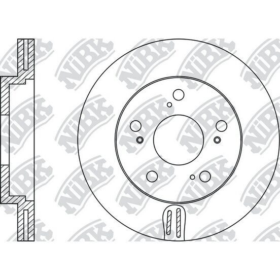 Тормозной диск NiBk, арт. RN1104
Тормозной диск NiBk, арт. RN1104