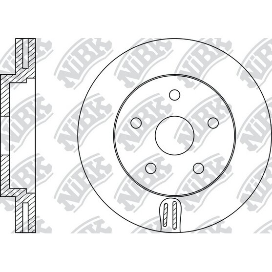 Тормозной диск NiBk, арт. RN1196
Тормозной диск NiBk, арт. RN1196