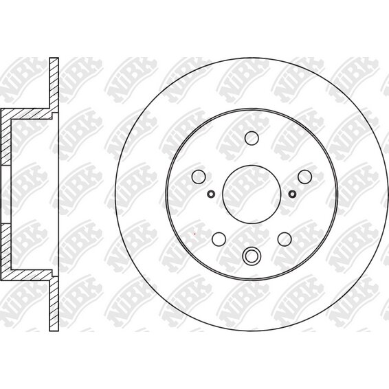 Диск тормозной "NiBK" (стоимость за упаковку 2 шт
Диск тормозной "NiBK" (стоимость за упаковку 2 шт