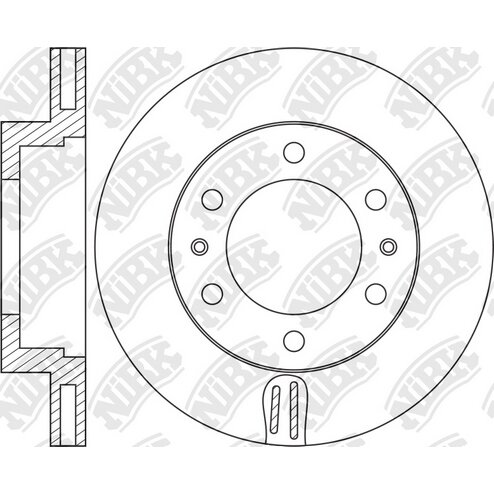 Тормозной диск NiBk, арт. RN1446
Тормозной диск NiBk, арт. RN1446
