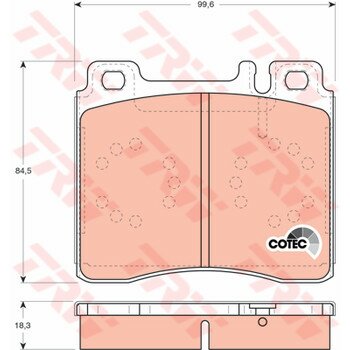 Колодки тормозные TRW дисковые, арт. GDB113
Колодки тормозные TRW дисковые, арт. GDB113