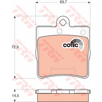Колодки тормозные TRW дисковые, арт. GDB1545
Колодки тормозные TRW дисковые, арт. GDB1545
