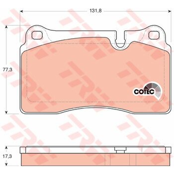 Колодки тормозные TRW дисковые, арт. GDB1743
Колодки тормозные TRW дисковые, арт. GDB1743