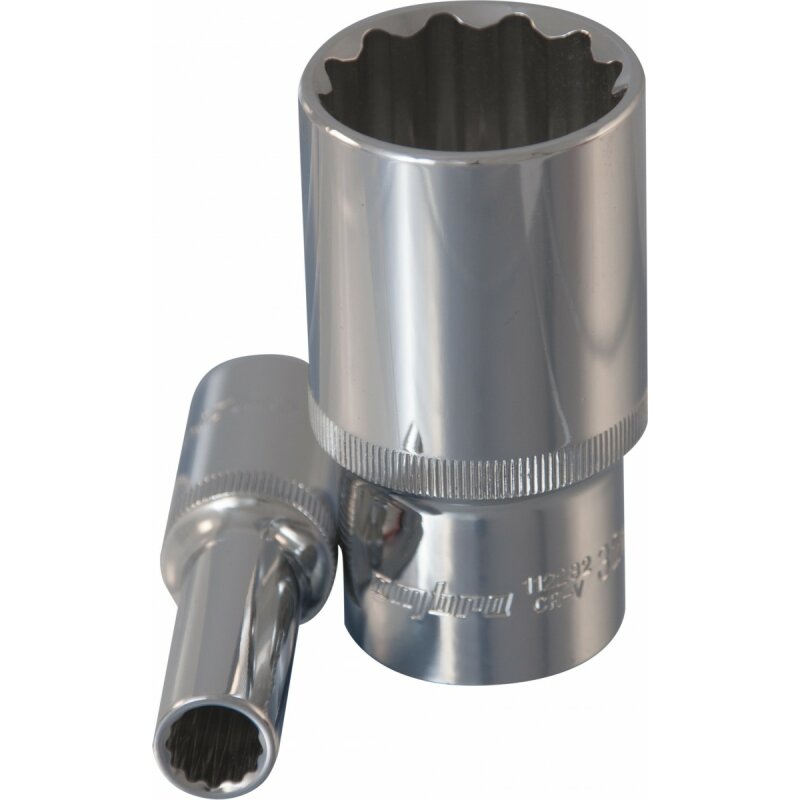 Головка торцевая OMBRA длинная, 12-гранная, 1/2", 27мм, арт. 112227
Головка торцевая OMBRA длинная, 12-гранная, 1/2", 27мм, арт. 112227