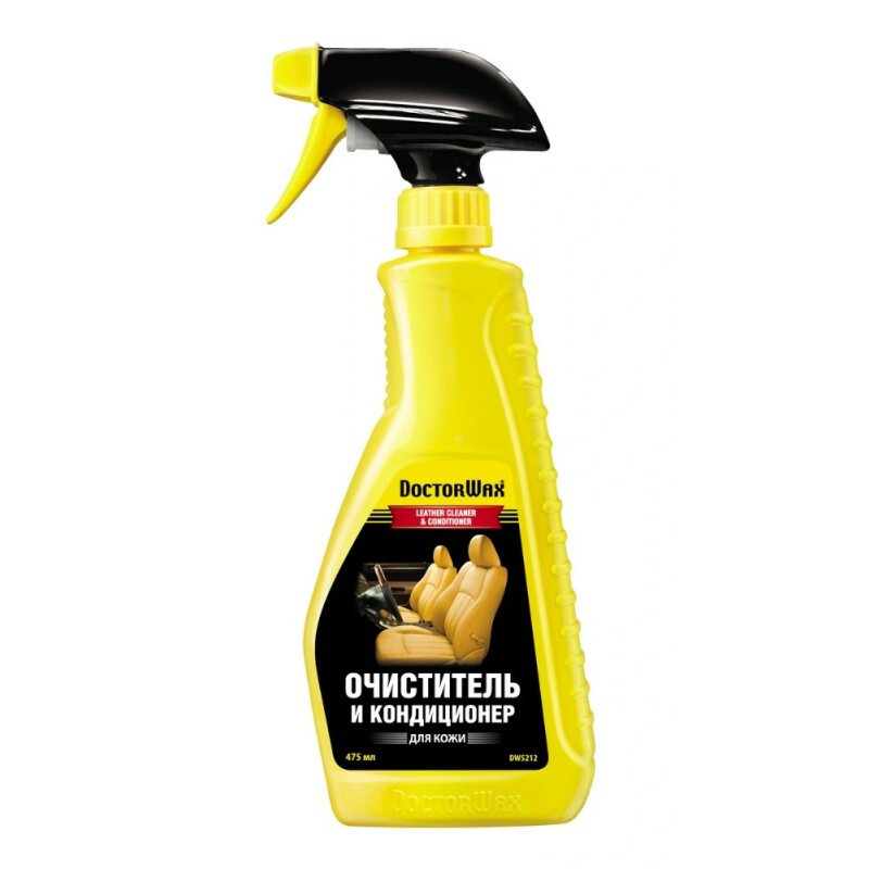Очиститель-кондиционер салона DoctorWax Leather Cleaner & Conditioner, для кожи и винила, восстановление и защита, бутылка с триггером 475мл, арт. DW5212
Очиститель-кондиционер салона DoctorWax Leather Cleaner & Conditioner, для кожи и винила, восстановление и защита, бутылка с триггером 475мл, арт. DW5212