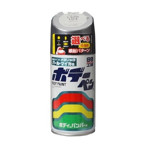Краска аэрозольная Soft 99 Body Paint, цветовой код 1D4, для кузова автомобиля, 300мл, арт. T-191, Серый
Краска аэрозольная Soft 99 Body Paint, цветовой код 1D4, для кузова автомобиля, 300мл, арт. T-191, Серый