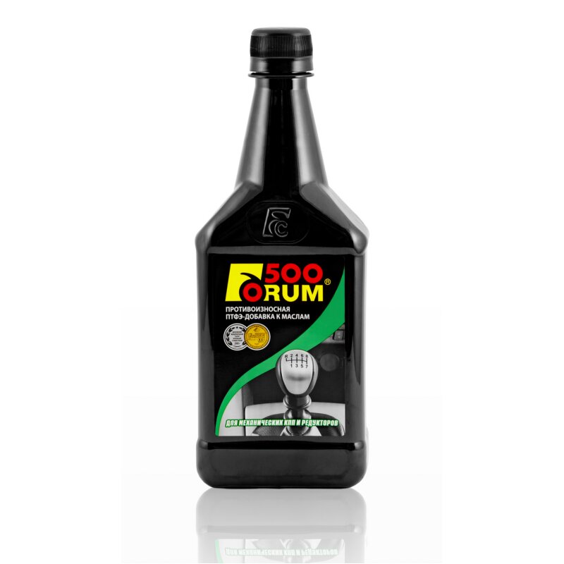 Присадка в трансмиссионное масло FORUM 500 для МКПП и редукторов, бутылка 500мл
Присадка в трансмиссионное масло FORUM 500 для МКПП и редукторов, бутылка 500мл