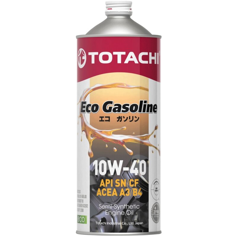 Масло моторное TOTACHI Eco Gasoline 10w40 полусинтетическое, SM/SN/CF, ACEA A3/B4, универсальное, 1л
Масло моторное TOTACHI Eco Gasoline 10w40 полусинтетическое, SM/SN/CF, ACEA A3/B4, универсальное, 1л