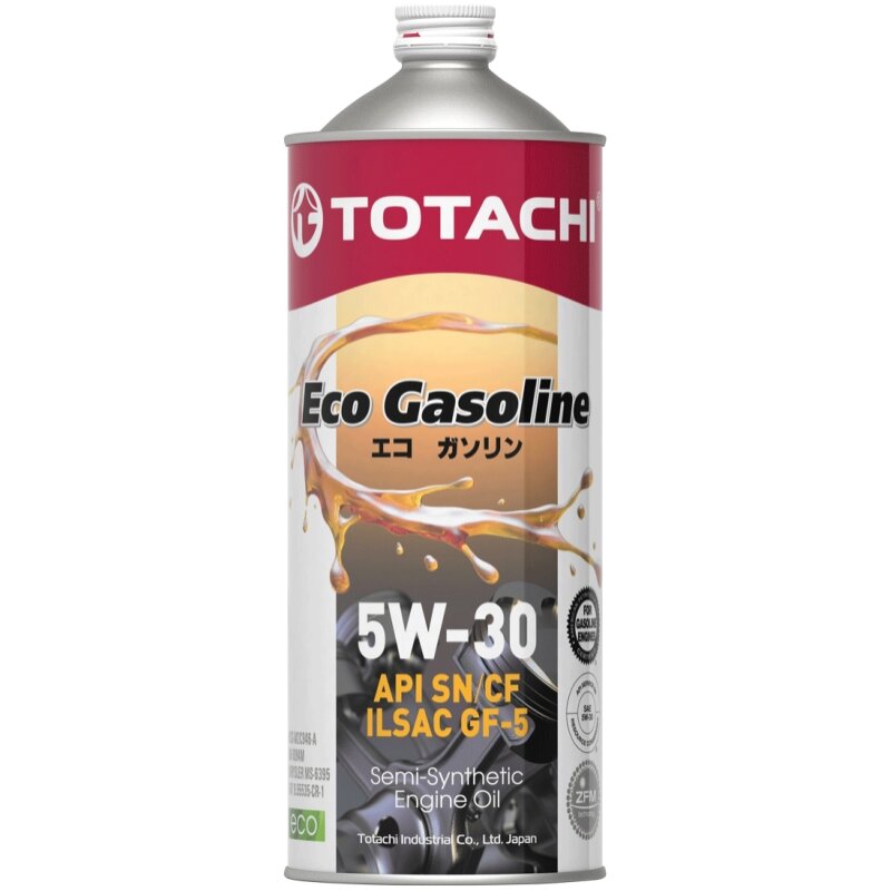 Масло моторное TOTACHI Eco Gasoline 5w30 полусинтетическое, SM/SN/CF/GF-5, ACEA A5/B5/C2, универсальное, 1л
Масло моторное TOTACHI Eco Gasoline 5w30 полусинтетическое, SM/SN/CF/GF-5, ACEA A5/B5/C2, универсальное, 1л