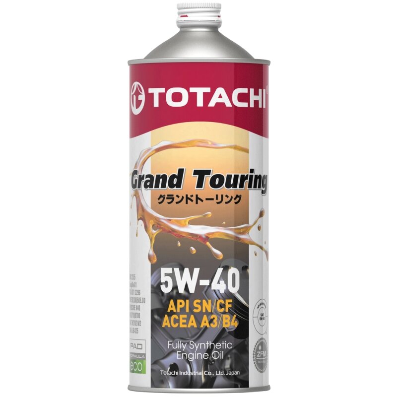Масло моторное TOTACHI Grand Touring 5w40 синтетическое, SN/CF, ACEA A3/B4, универсальное, 1л
Масло моторное TOTACHI Grand Touring 5w40 синтетическое, SN/CF, ACEA A3/B4, универсальное, 1л