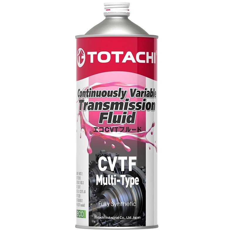 Масло трансмиссионное TOTACHI CVT Fluid Multi-Type синтетическое, универсальное, 1л
Масло трансмиссионное TOTACHI CVT Fluid Multi-Type синтетическое, универсальное, 1л