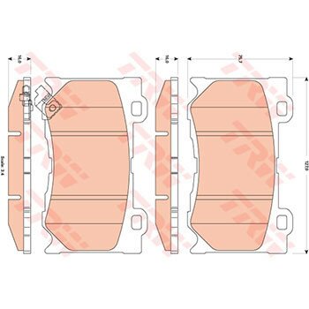 Колодки тормозные TRW дисковые, арт. GDB3505
Колодки тормозные TRW дисковые, арт. GDB3505