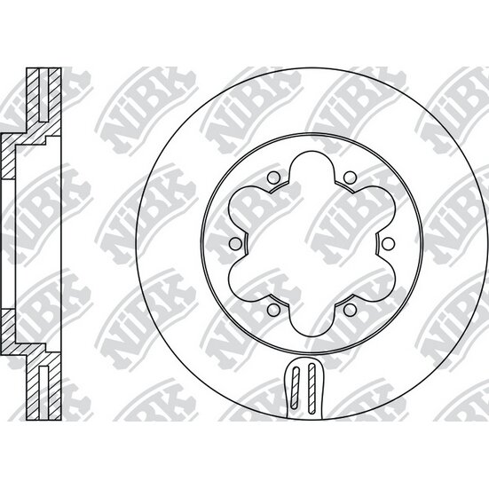 Тормозной диск NiBk, арт. RN1330
Тормозной диск NiBk, арт. RN1330