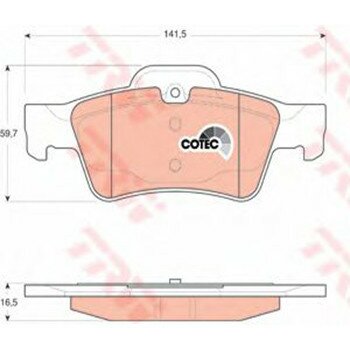 Колодки тормозные TRW дисковые, арт. GDB1643
Колодки тормозные TRW дисковые, арт. GDB1643