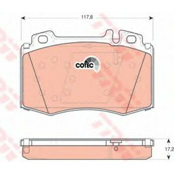 Колодки тормозные TRW дисковые, арт. GDB1454
Колодки тормозные TRW дисковые, арт. GDB1454