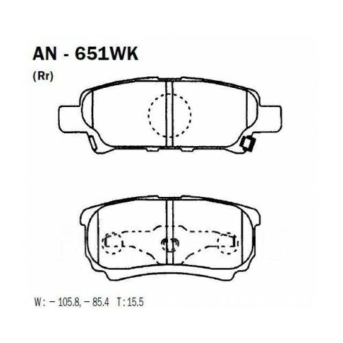 Колодки тормозные Akebono дисковые, арт. AN-651WK
Колодки тормозные Akebono дисковые, арт. AN-651WK
