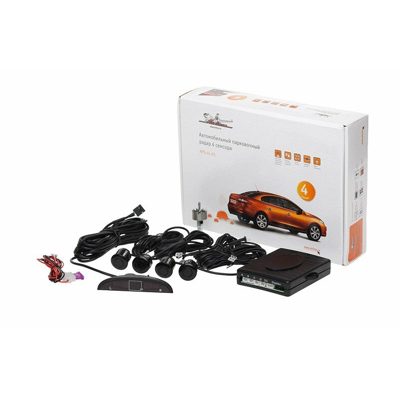 Парковочный радар 4 датчика, светодиодный экран AIRLINE APS-4L-01
Парковочный радар 4 датчика, светодиодный экран AIRLINE APS-4L-01