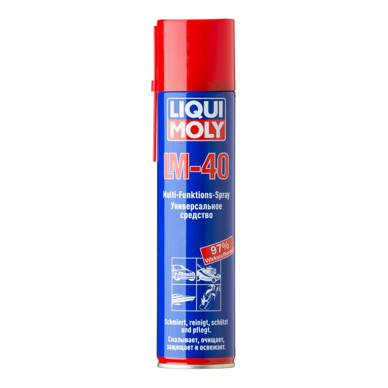 Смазка проникающая (жидкий ключ) Liqui Moly LM 40 Multi-Funktions-Spray многоцелевая, антикоррозийная, аэрозоль 400мл, арт. 8049
Смазка проникающая (жидкий ключ) Liqui Moly LM 40 Multi-Funktions-Spray многоцелевая, антикоррозийная, аэрозоль 400мл, арт. 8049