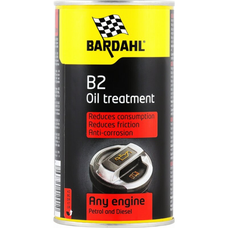 Присадка в моторное масло Bardahl B2, комплексная, банка 300мл, арт. 1001
Присадка в моторное масло Bardahl B2, комплексная, банка 300мл, арт. 1001