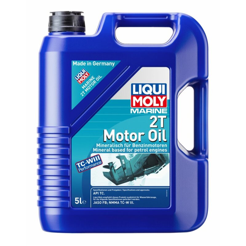 Масло моторное Liqui Moly Marine 2T Motor Oil минеральное, API TC, JASO FB, NMMA TC-W3, для 2-тактных двигателей, 5л, арт. 25020
Масло моторное Liqui Moly Marine 2T Motor Oil минеральное, API TC, JASO FB, NMMA TC-W3, для 2-тактных двигателей, 5л, арт. 25020