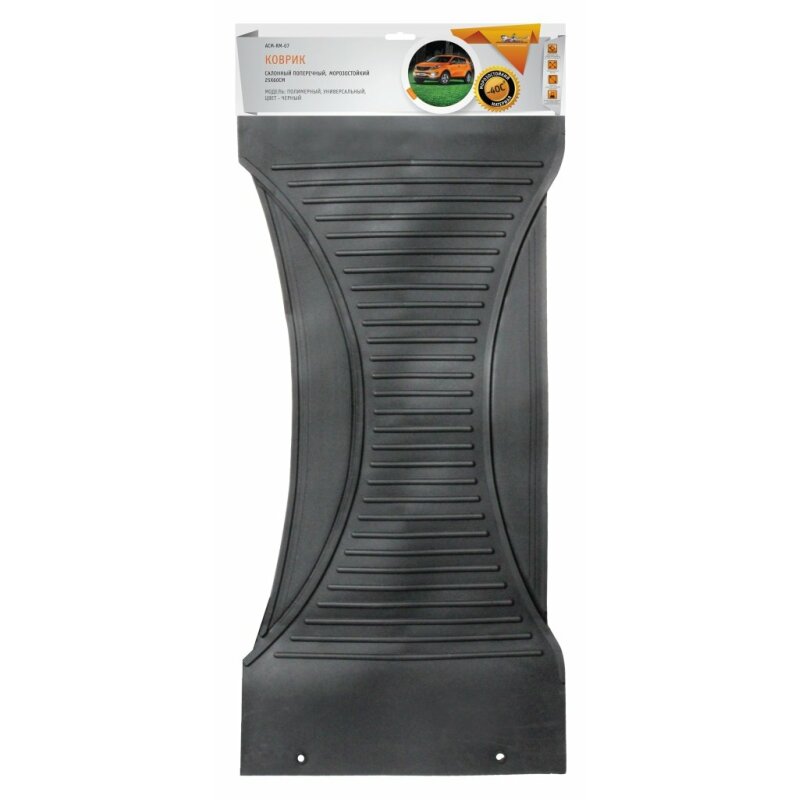 Коврик универсальный Airline поперечный на центральный тоннель, 250х600мм, ПВХ/каучук, черный цвет
Коврик универсальный Airline поперечный на центральный тоннель, 250х600мм, ПВХ/каучук, черный цвет