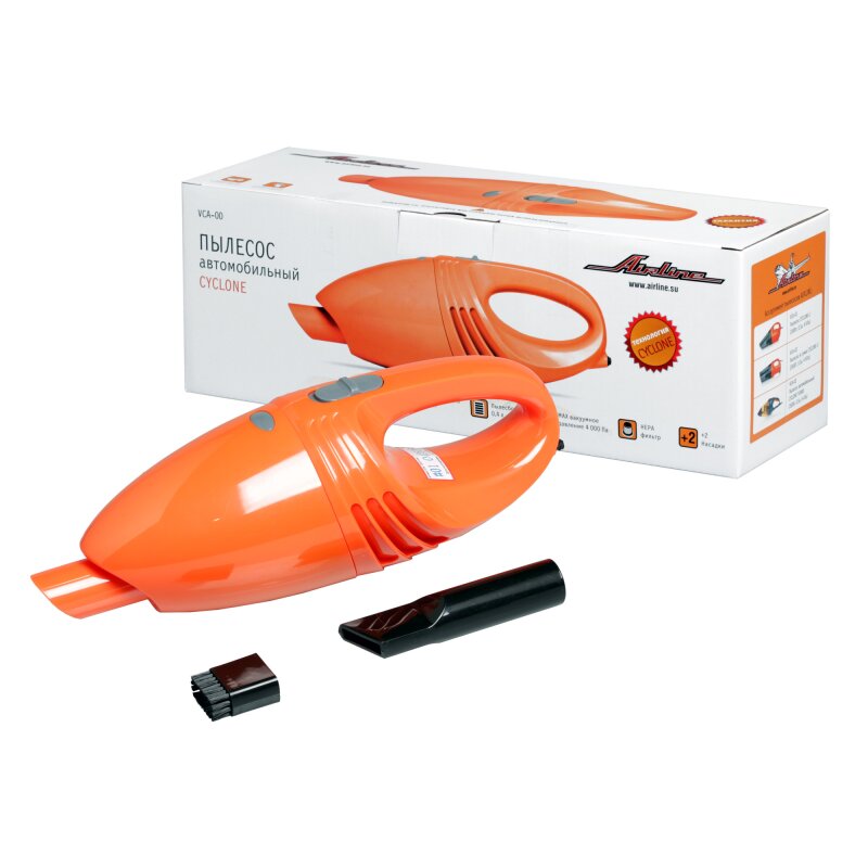 Пылесос автомобильный Airline CYCLONE, 12VВ, 120Вт, 4кПа, V пылесборника 400мл, 3м шнур, 2 насадки
Пылесос автомобильный Airline CYCLONE, 12VВ, 120Вт, 4кПа, V пылесборника 400мл, 3м шнур, 2 насадки