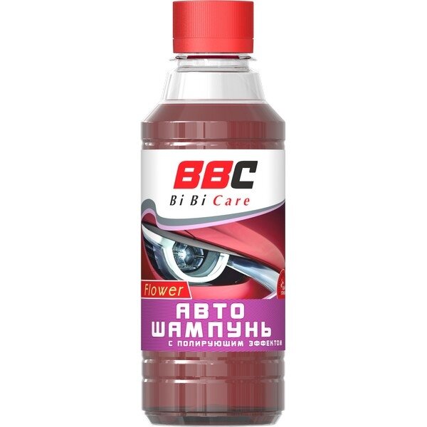 Автошампунь BiBiCare, для ручной мойки, с полирующим эффектом и цветочным ароматом, бутылка 280мл, арт. 4104
Автошампунь BiBiCare, для ручной мойки, с полирующим эффектом и цветочным ароматом, бутылка 280мл, арт. 4104