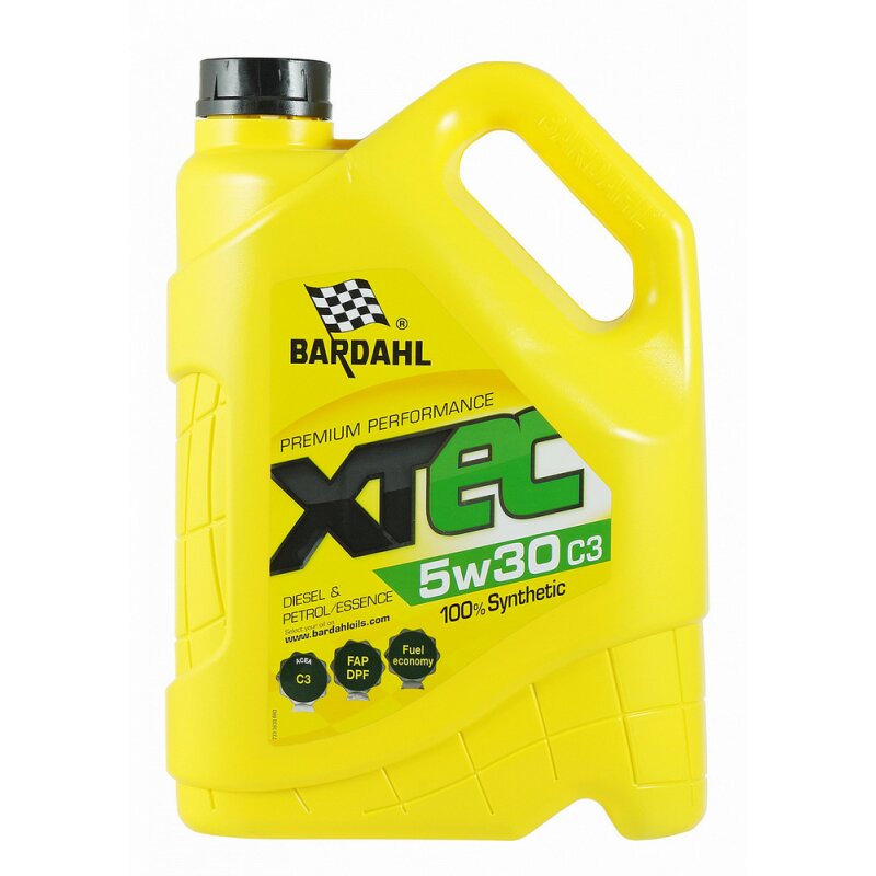 Масло моторное Bardahl XTEC 5w30 синтетическое, ACEA C3, универсальное, 5л, арт. 36303
Масло моторное Bardahl XTEC 5w30 синтетическое, ACEA C3, универсальное, 5л, арт. 36303