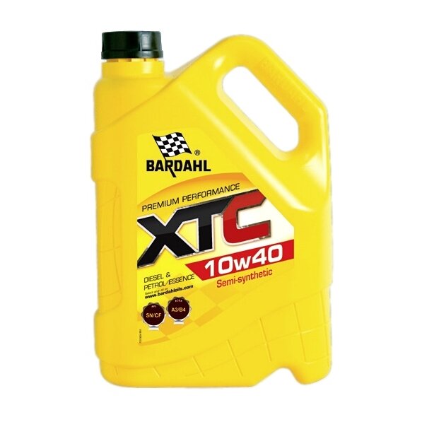 Масло моторное Bardahl XTC 10w40 полусинтетическое, SL/CF, ACEA A3/B3/B4, универсальное, 5л, арт. 36243
Масло моторное Bardahl XTC 10w40 полусинтетическое, SL/CF, ACEA A3/B3/B4, универсальное, 5л, арт. 36243