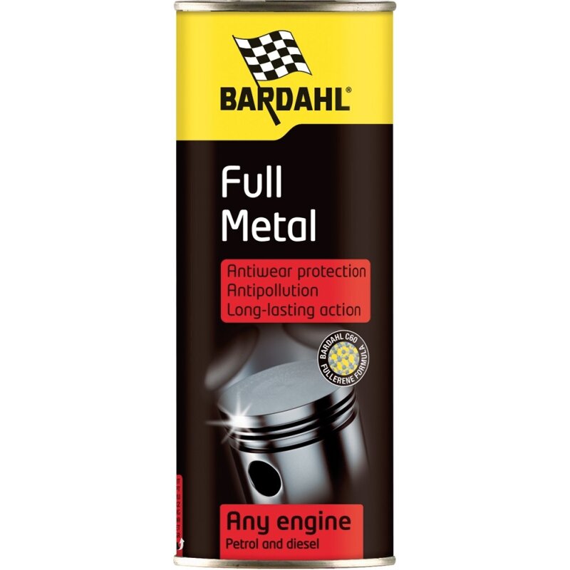 Присадка в моторное масло Bardahl Full Metal, комплексная, противоизносная, банка 400мл
Присадка в моторное масло Bardahl Full Metal, комплексная, противоизносная, банка 400мл