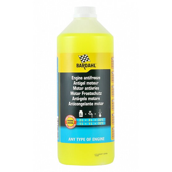 Антифриз Bardahl Engine Antifreeze G12+, желтый, -50°C, 1л, арт. 7111
Антифриз Bardahl Engine Antifreeze G12+, желтый, -50°C, 1л, арт. 7111
