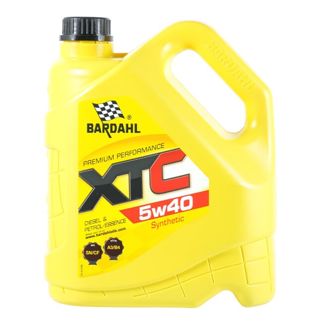 Масло моторное Bardahl XTC 5w40 синтетическое, SN/CF, ACEA A3/B4, универсальное, 4л, арт. 36162
Масло моторное Bardahl XTC 5w40 синтетическое, SN/CF, ACEA A3/B4, универсальное, 4л, арт. 36162