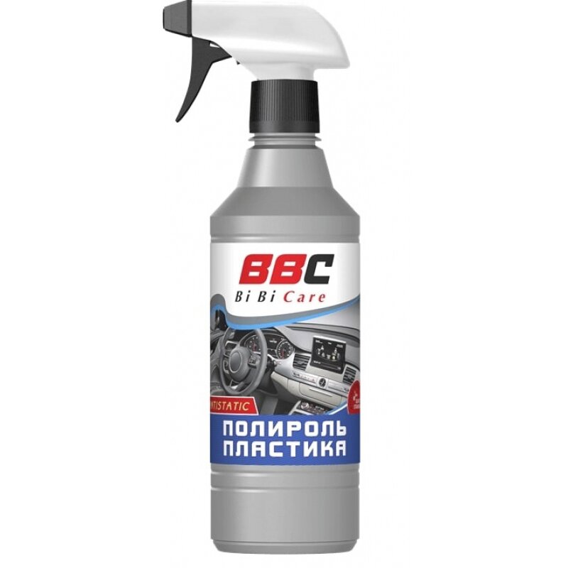 Полироль салона BiBiCare, для пластика, защита и блеск, с антистатическим эффектом, бутылка с триггером 550мл, арт. 4041
Полироль салона BiBiCare, для пластика, защита и блеск, с антистатическим эффектом, бутылка с триггером 550мл, арт. 4041