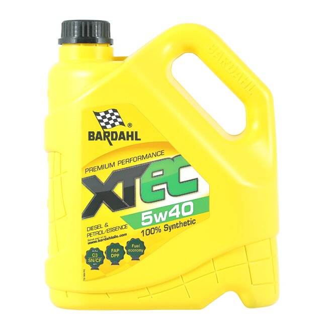 Масло моторное Bardahl XTEC 5w40 синтетическое, SN/SM/CF, ACEA C2/C3, универсальное, 4л, арт. 36342
Масло моторное Bardahl XTEC 5w40 синтетическое, SN/SM/CF, ACEA C2/C3, универсальное, 4л, арт. 36342