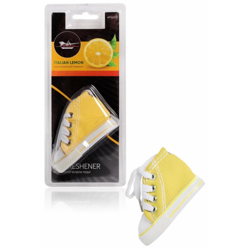 Ароматизатор подвесной "Кеды" итальянский лимон" AIRLINE AFKE050
Ароматизатор подвесной "Кеды" итальянский лимон" AIRLINE AFKE050