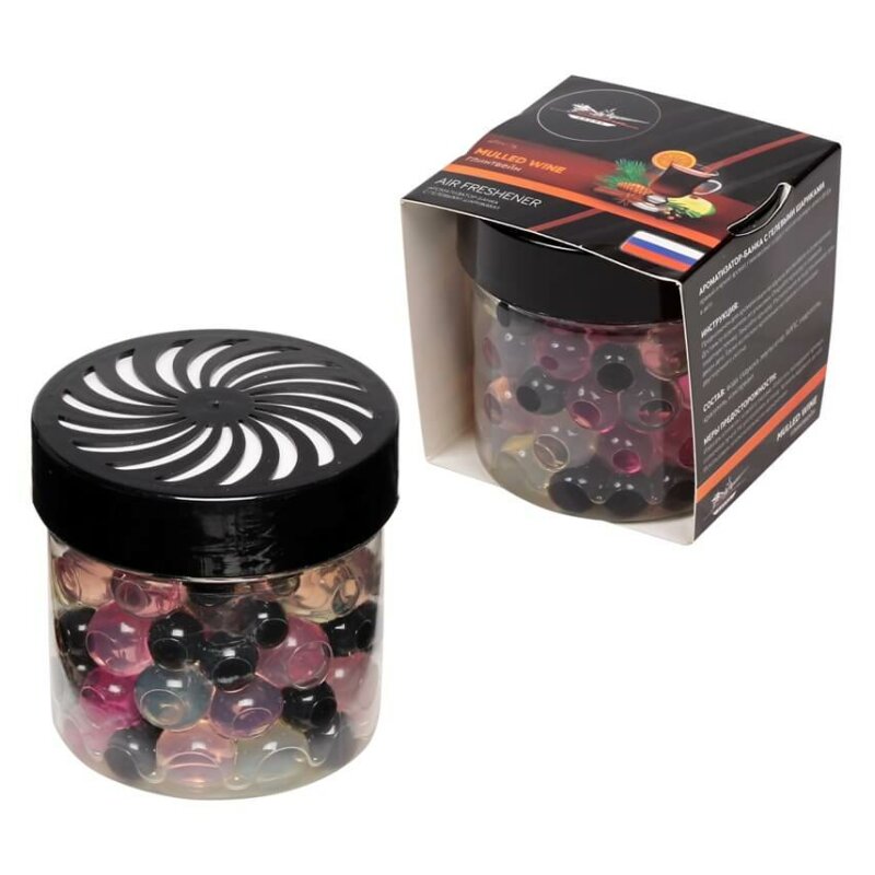 Ароматизатор-банка с гелевыми шариками глинтвейн AIRLINE
Ароматизатор-банка с гелевыми шариками глинтвейн AIRLINE