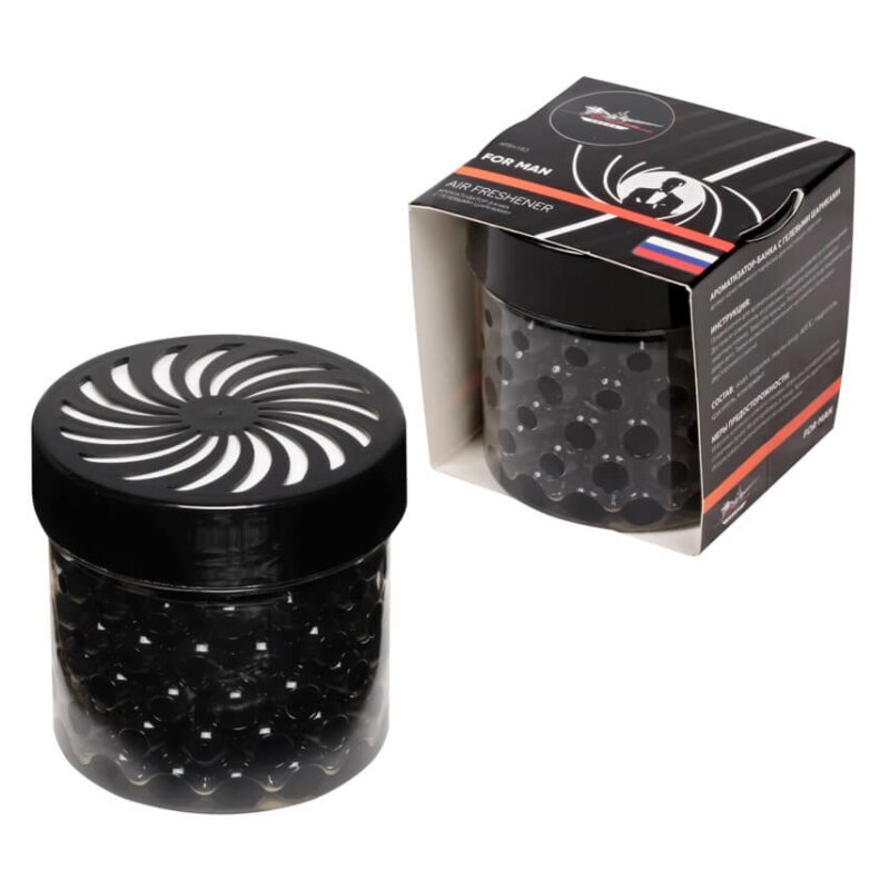 Ароматизатор-банка с гелевыми шариками for man AIRLINE
Ароматизатор-банка с гелевыми шариками for man AIRLINE
