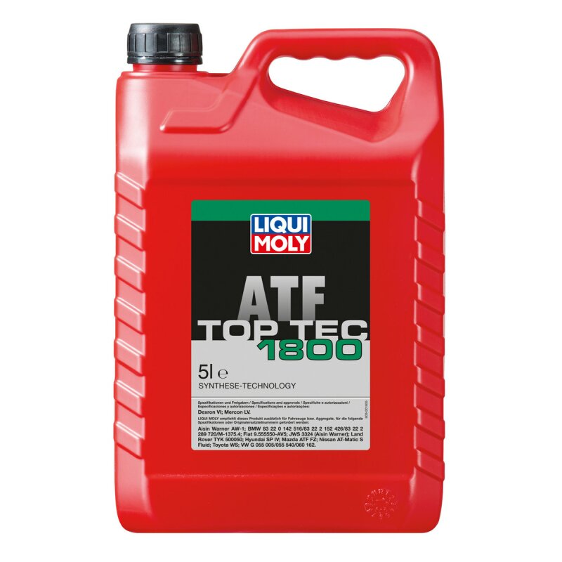 Масло трансмиссионное Liqui Moly Top Tec ATF 1800 синтетическое, 5л, арт. 39020
Масло трансмиссионное Liqui Moly Top Tec ATF 1800 синтетическое, 5л, арт. 39020