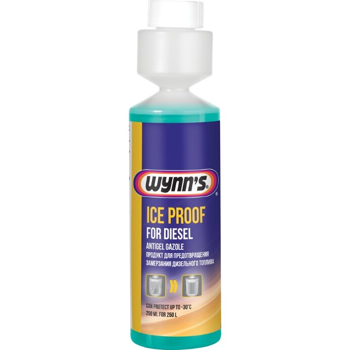 Антигель Wynn's Ice Proof for Diesel, для дизеля, бутылка 250 мл, арт. W22710
Антигель Wynn's Ice Proof for Diesel, для дизеля, бутылка 250 мл, арт. W22710