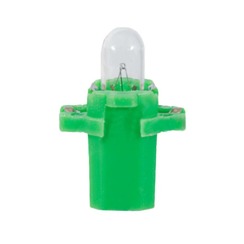 Лампа LYNXAuto BAX (B8.3d green, T5), 24В, 1.2Вт, комплект 10 шт (стоимость за упаковку 10 шт
Лампа LYNXAuto BAX (B8.3d green, T5), 24В, 1.2Вт, комплект 10 шт (стоимость за упаковку 10 шт