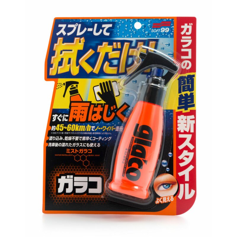 Антидождь Soft 99 Glaco Mist Type, для стёкол, с водоотталкивающим эффектом, бутылка с триггером 100мл, арт. 04950
Антидождь Soft 99 Glaco Mist Type, для стёкол, с водоотталкивающим эффектом, бутылка с триггером 100мл, арт. 04950