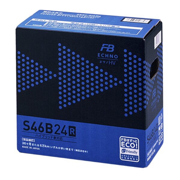 Аккумулятор FB ECHNO HV S46B24R, 45Ач, CCA 325A, необслуживаемый, технология AGM, для TOYOTA PRIUS
Аккумулятор FB ECHNO HV S46B24R, 45Ач, CCA 325A, необслуживаемый, технология AGM, для TOYOTA PRIUS