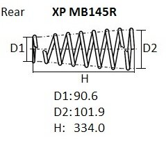 Пружина подвески NHK, арт. XPMB145R
Пружина подвески NHK, арт. XPMB145R
