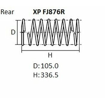Пружина подвески NHK, арт. XPFJ876R
Пружина подвески NHK, арт. XPFJ876R