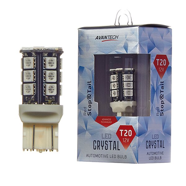 Лампа светодиодная Avantech LED Crystal W21W (W3x16d, T20), 12В, 21Вт, красная, 1 шт
Лампа светодиодная Avantech LED Crystal W21W (W3x16d, T20), 12В, 21Вт, красная, 1 шт