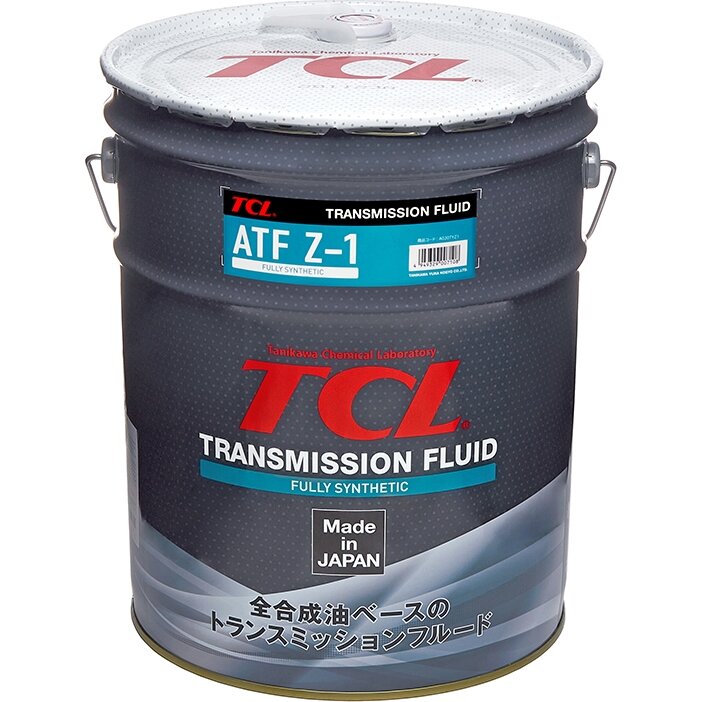 Масло трансмиссионное TCL ATF Z-1 синтетическое, 20л, арт. A020TYZ1
Масло трансмиссионное TCL ATF Z-1 синтетическое, 20л, арт. A020TYZ1