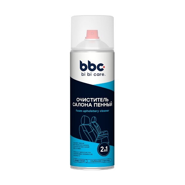 Очиститель салона BiBiCare Foam Upholstery Cleaner, пенный, для пластика, ткани, велюра и ковровых покрытий, устраняет запахи, аэрозоль 650мл, арт. 4016
Очиститель салона BiBiCare Foam Upholstery Cleaner, пенный, для пластика, ткани, велюра и ковровых покрытий, устраняет запахи, аэрозоль 650мл, арт. 4016